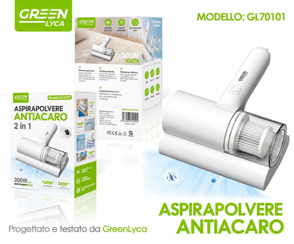 Aspirapolvere Antiacaro